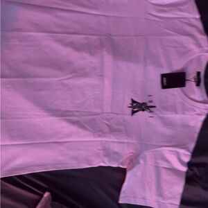 White Graphic Men's Shirt